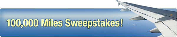 100,000 Miles Sweepstakes